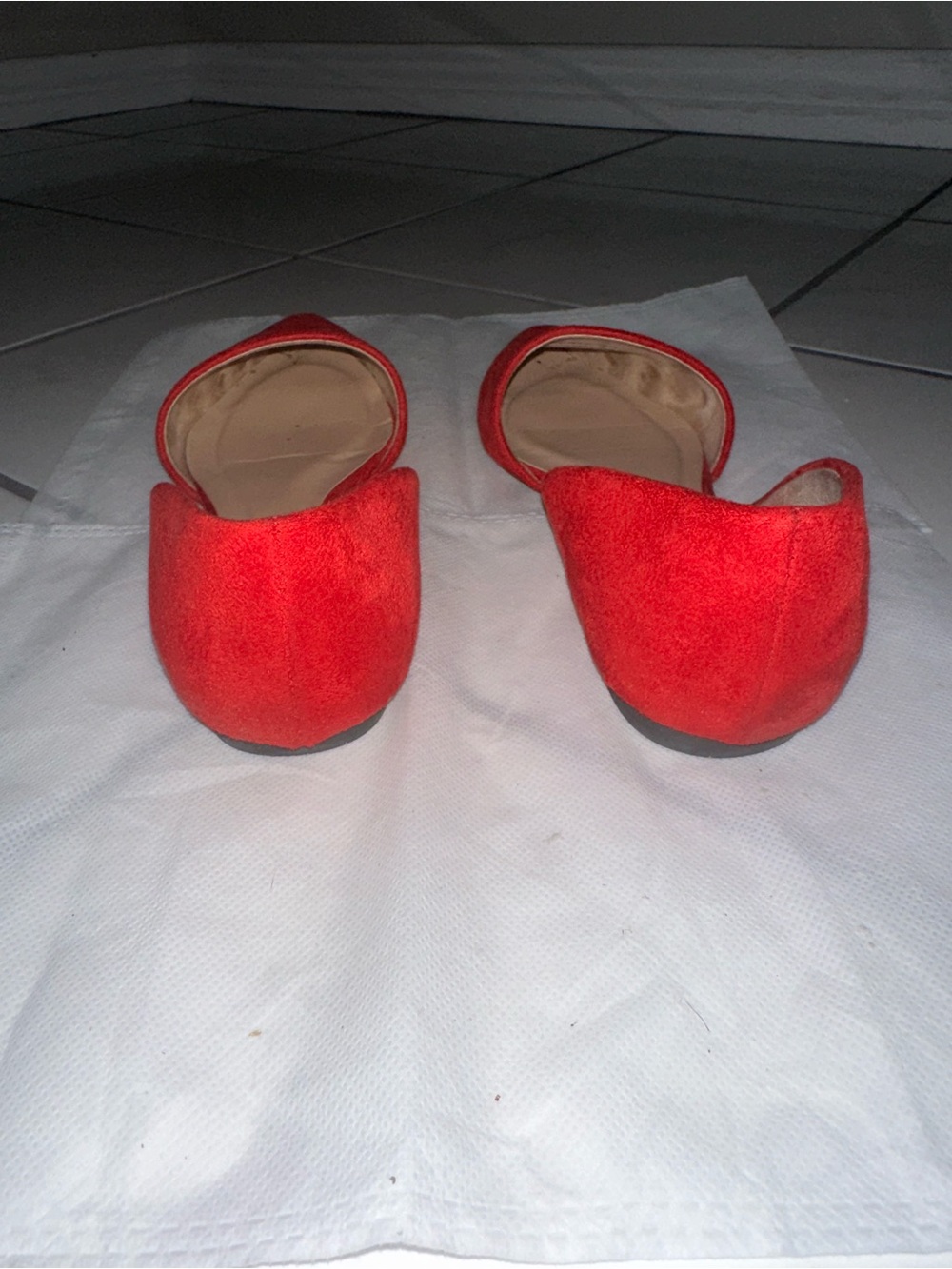 a new day Red Pointed D'Orsay Flats - Picture 3 of 3